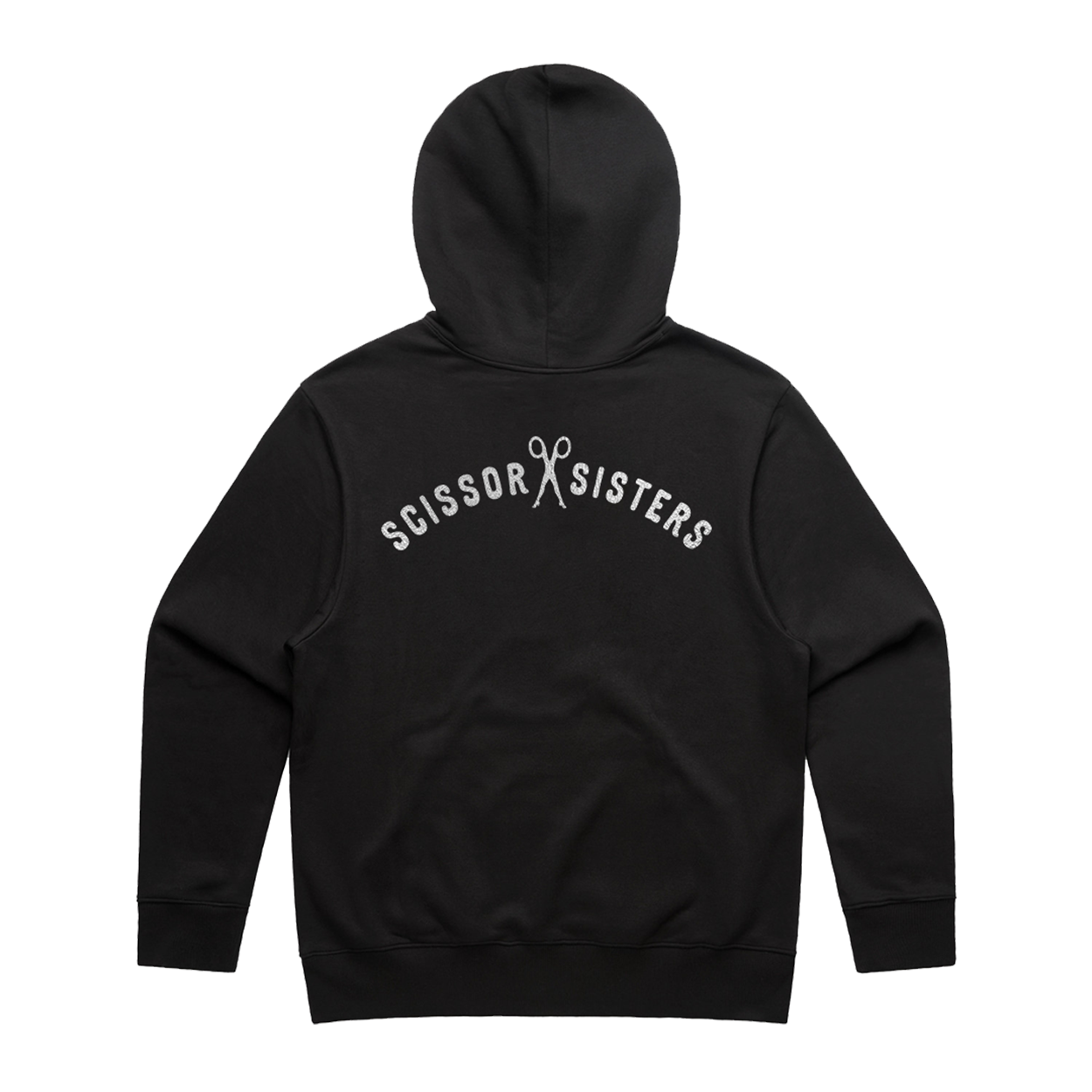 Scissor Sisters - Silver Foil Black Logo Hoodie