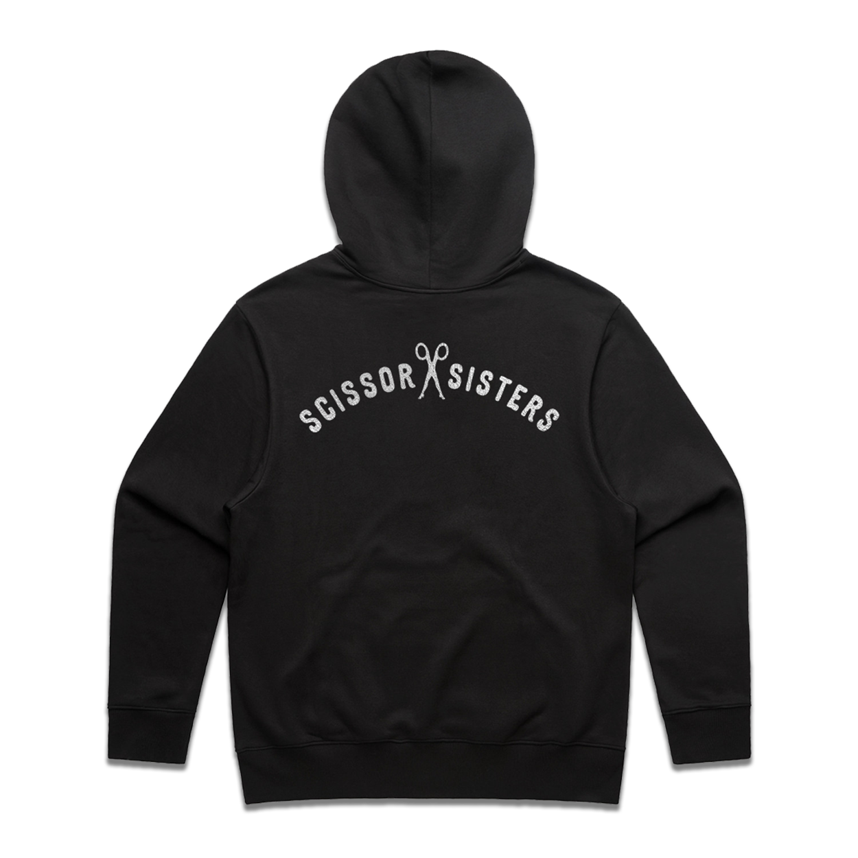Scissor Sisters - Silver Foil Black Logo Hoodie