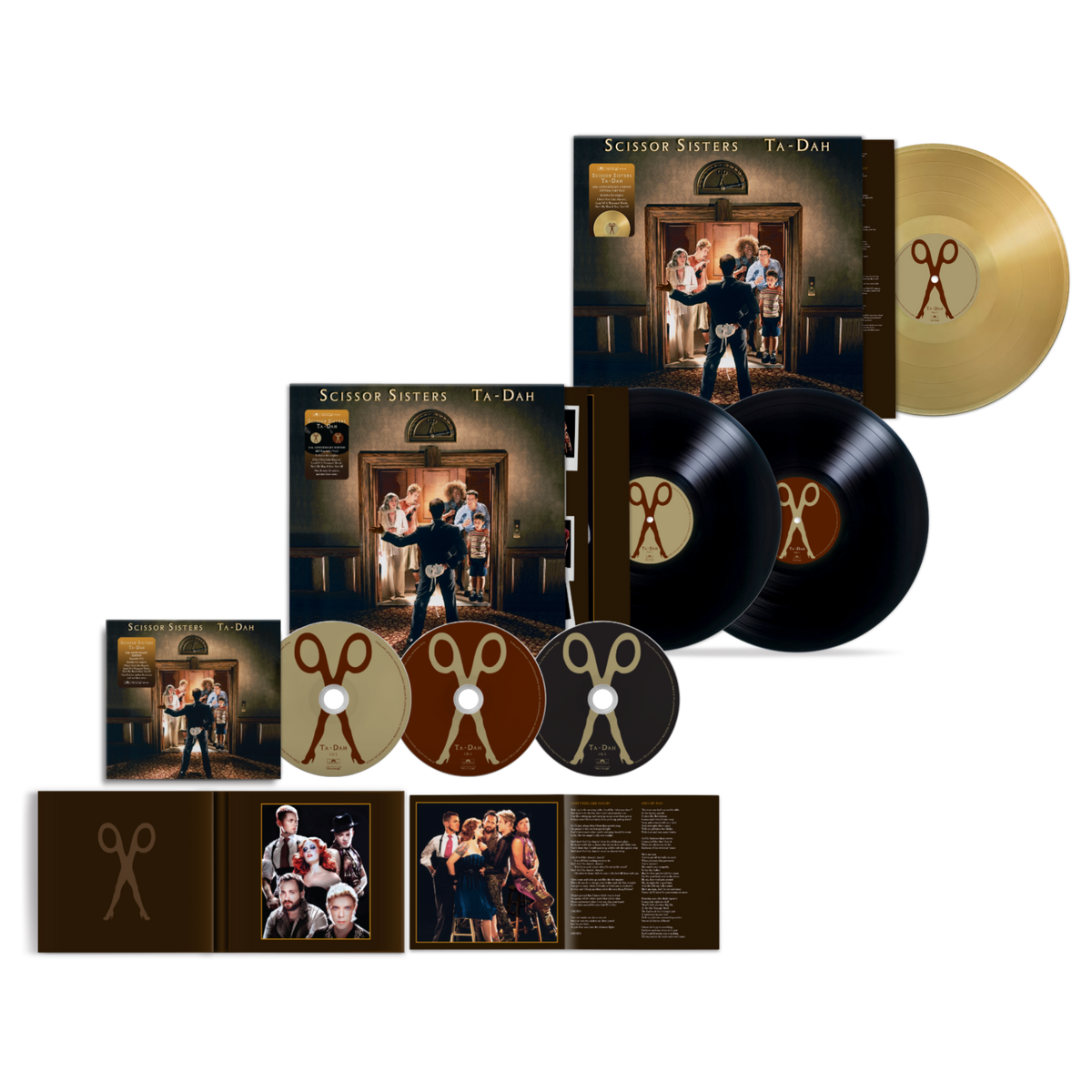 Glitzy Gold LP, Black 2LP & 3CD Bundle